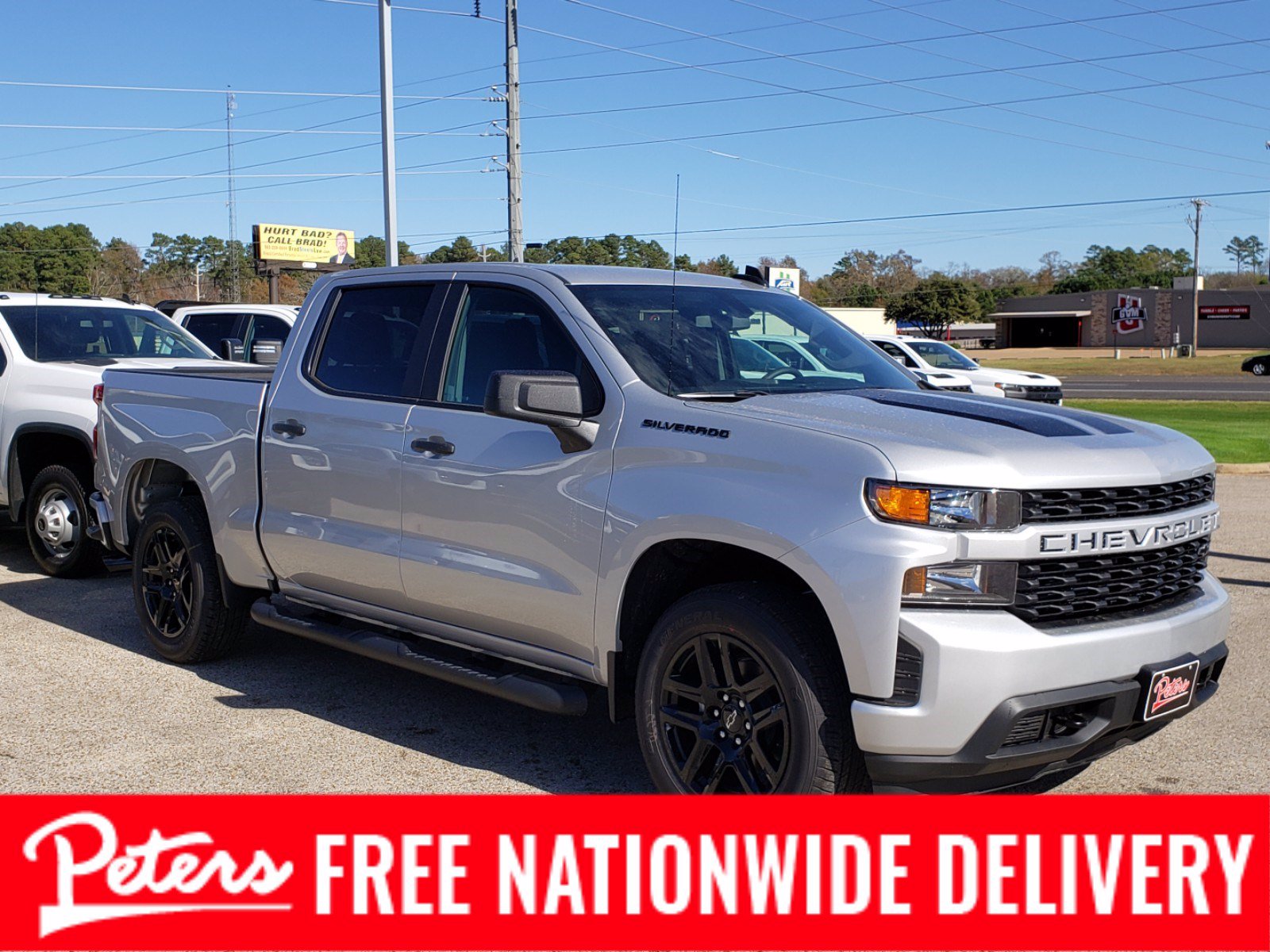 New 2021 Chevrolet Silverado 1500 Custom Crew Cab in Longview #21C434