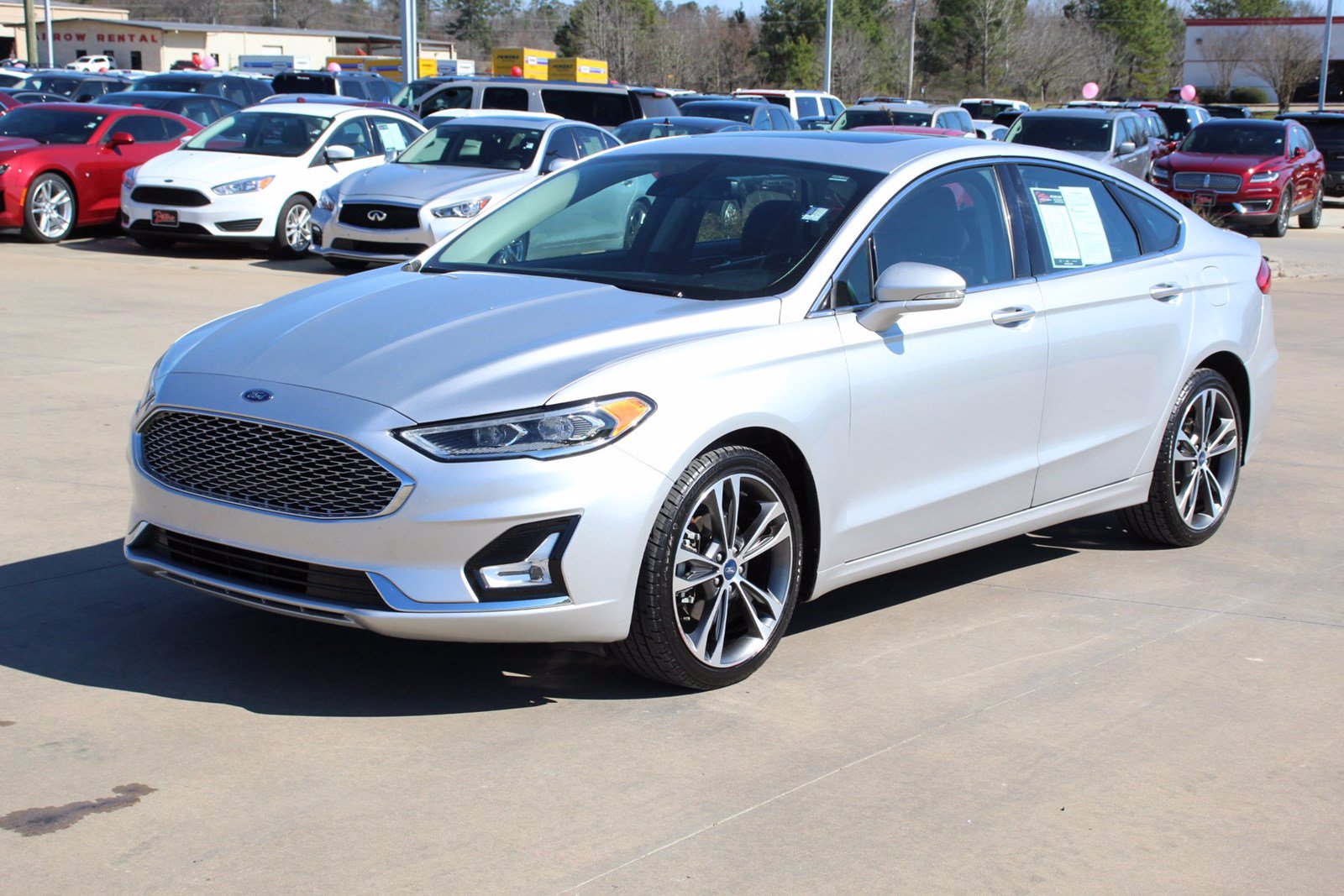 Pre-owned 2019 Ford Fusion Titanium 4d Sedan In Longview #9521p 